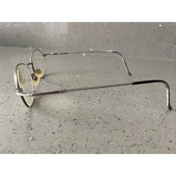 Vintage POLO RALPH LAUREN 296 WM6 EYEGLASSES Frames ONLY 50-19-140 Italy silver main image 5
